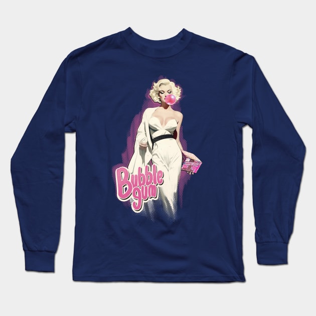 Bubblegum Doll Long Sleeve T-Shirt by j.marichkart